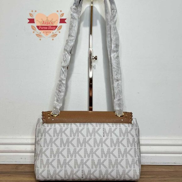 🤎Michael Kors Coated Canvas Shoulder or Crossbody Purse🤎 - Picture 3 of 17